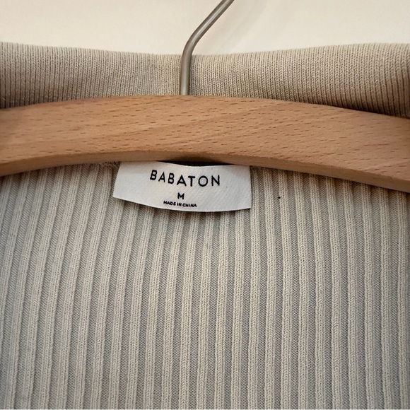 Babaton Ribbed Cream Jacket - Picture 2 of 5